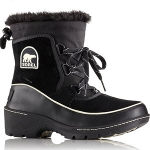 SOREL Women's 8 in. Tivoli I|IWaterproof Boots, Black/LightBisque